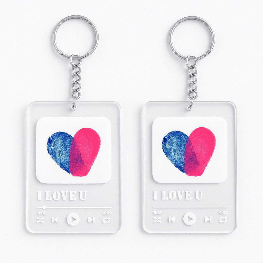 LoversPrint™ Fingerprint Keychains Kit