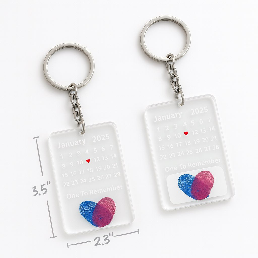 LoversPrint™ Fingerprint Keychains Kit