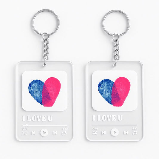LoversPrint™ Fingerprint Keychains Kit
